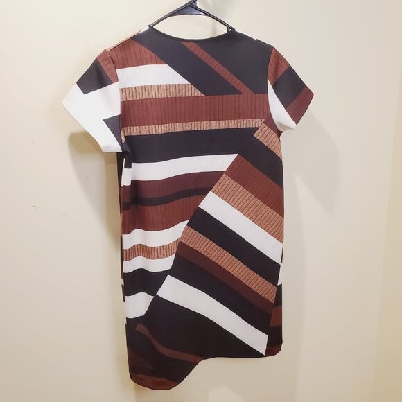 ZARA Multicolor Pullover Casual Midi Dress Size M - Picture 4 of 11